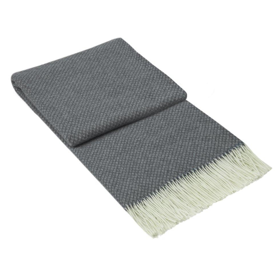 NNEDSZ Throw - Merino Wool/Cashmere - Grey-0