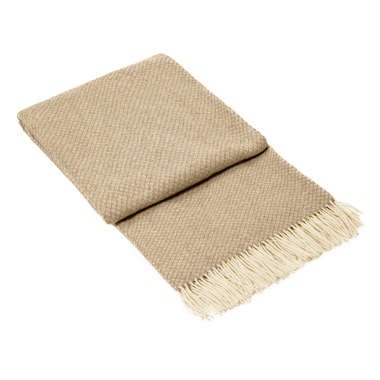 NNEDSZ Throw - Merino Wool/Cashmere - Beige-0
