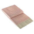 NNEDSZ Throw - 10% Cashmere/ 90% Super Fine Merino Wool - Blush-0